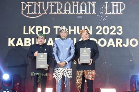 Sebelas Kali Berturut-turut, LKPD Kabupaten Sidoarjo Peroleh Opini WTP